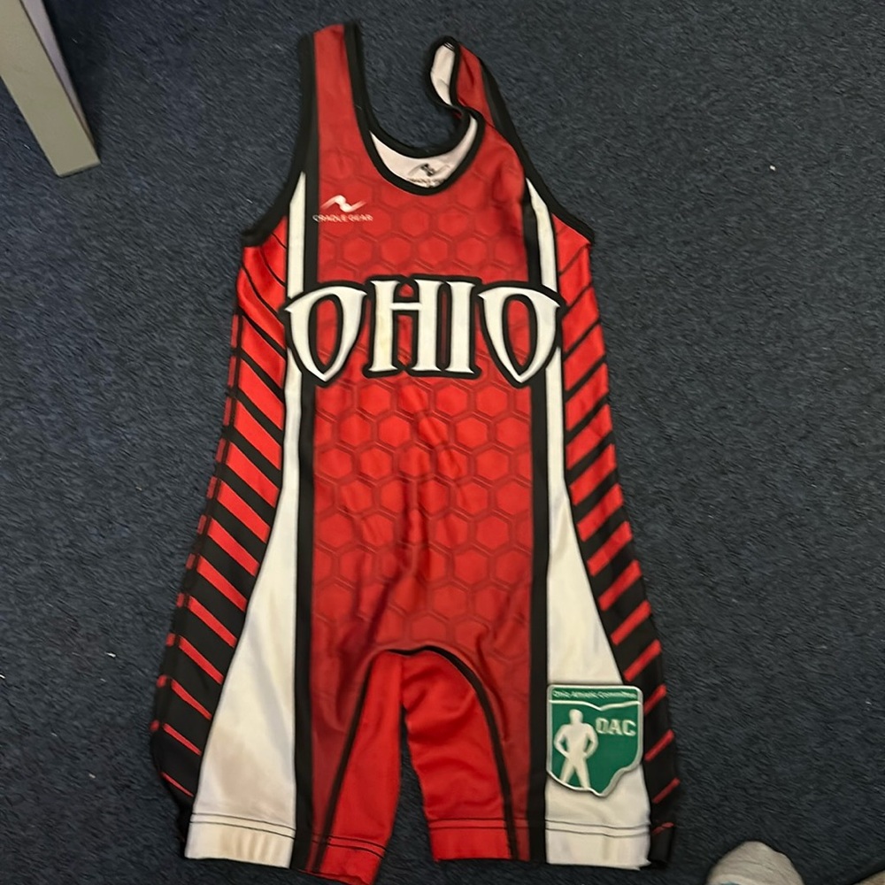 OAC 2014 State Finalist Wrestling Singlet